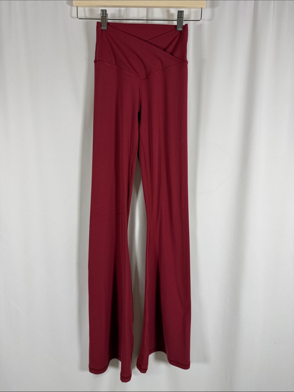 aerie High-Waist Flared Yoga Pants - Wine